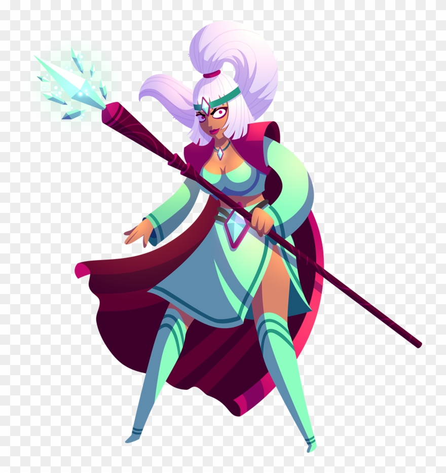 Portrait Full Priestess Clipart