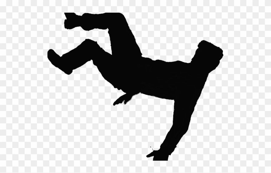 Falling Clipart Person - Png Download