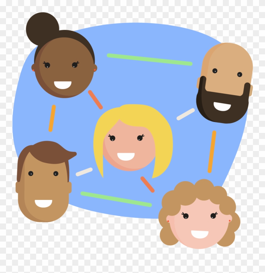 Adults Communicating With One Another Clipart