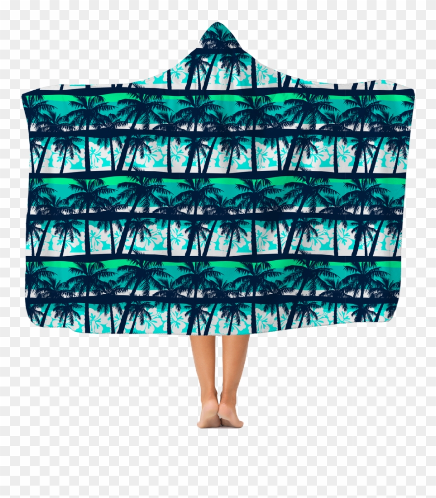 Aloha Nights ﻿premium Adult Hooded Blanket Clipart
