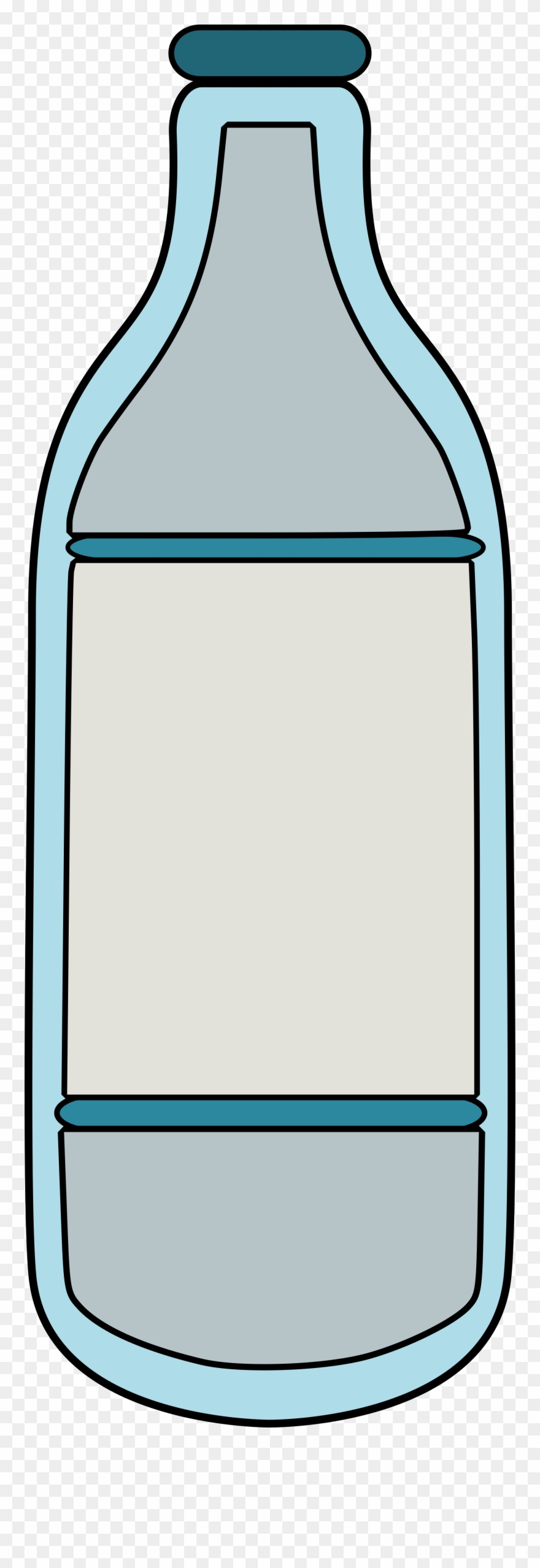 Milk Bottle Clipart Icon Picture - Png Download