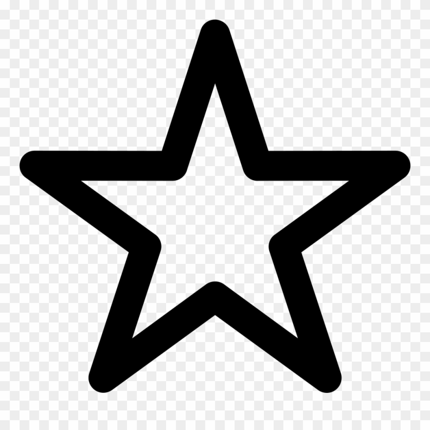 Star Line Art Clipart