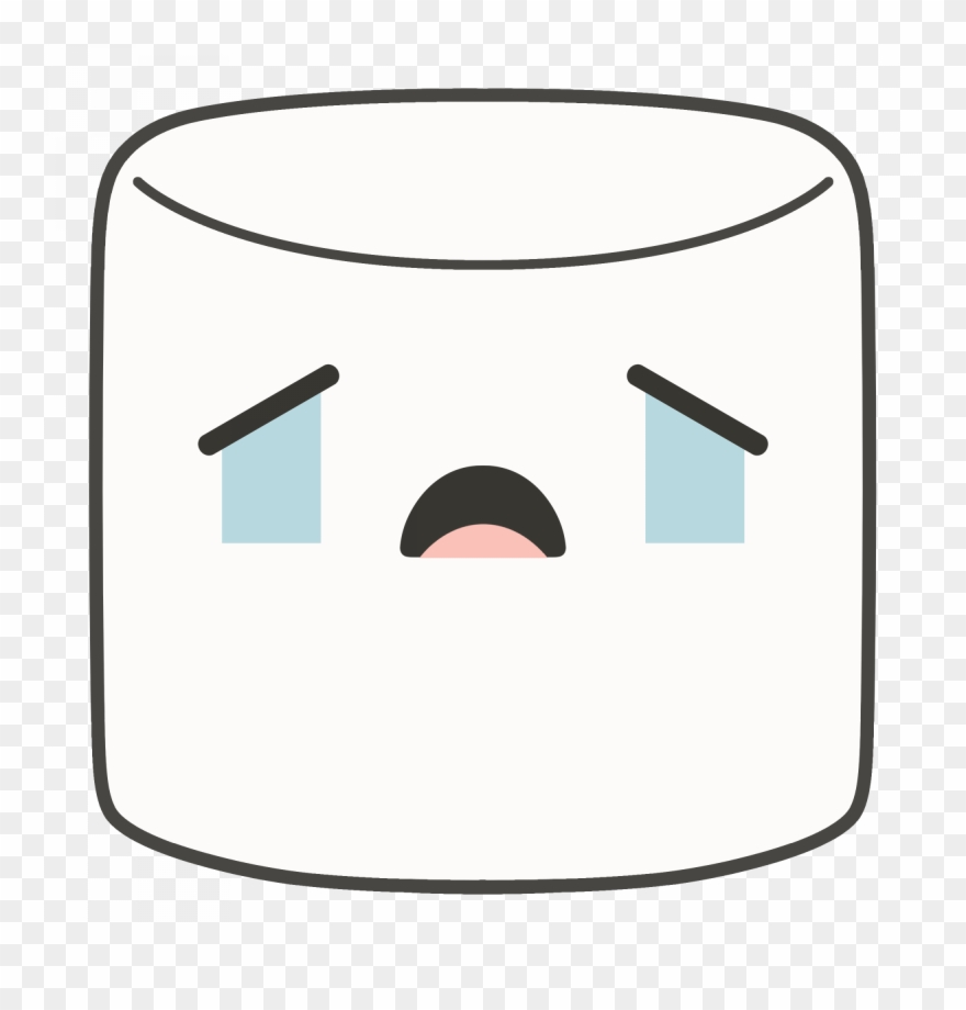 Crying Marshmallow Clipart