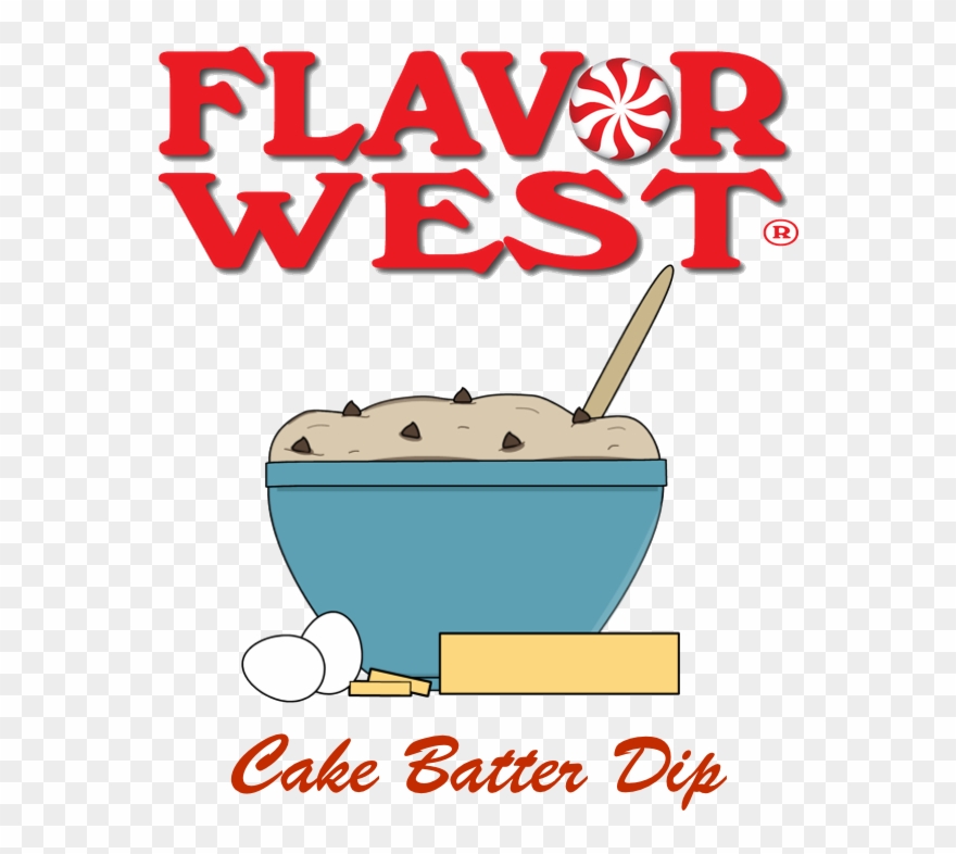 Cake Batter Dip By Flavor West Clipart
