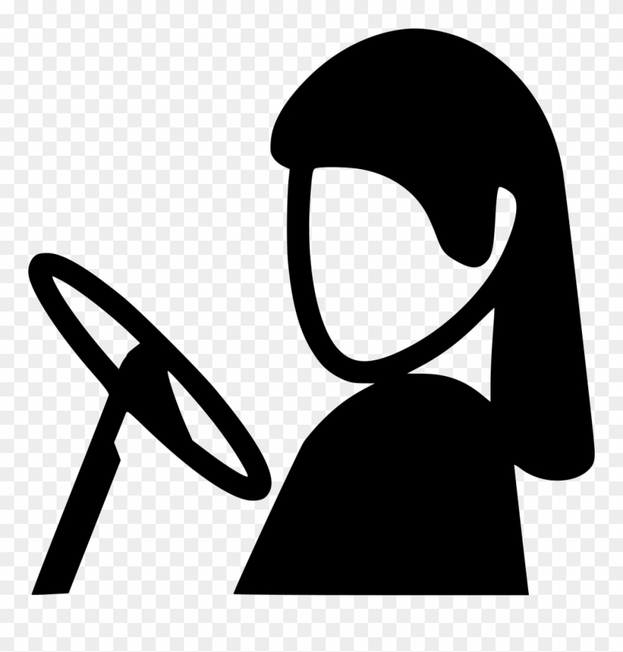 Driver Female Comments Clipart