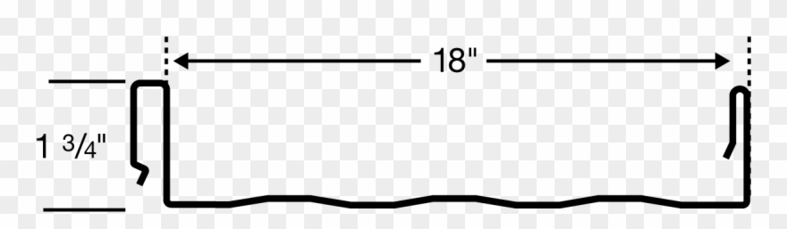 Metal Roofing Siding Lokseam Clipart