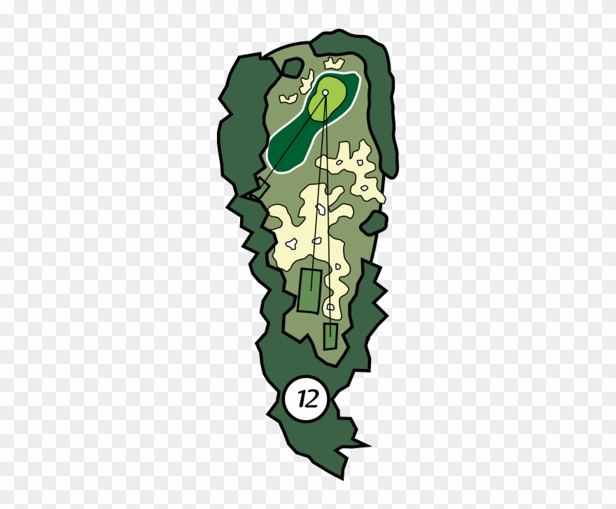 12th Hole 100 185 Par Clipart
