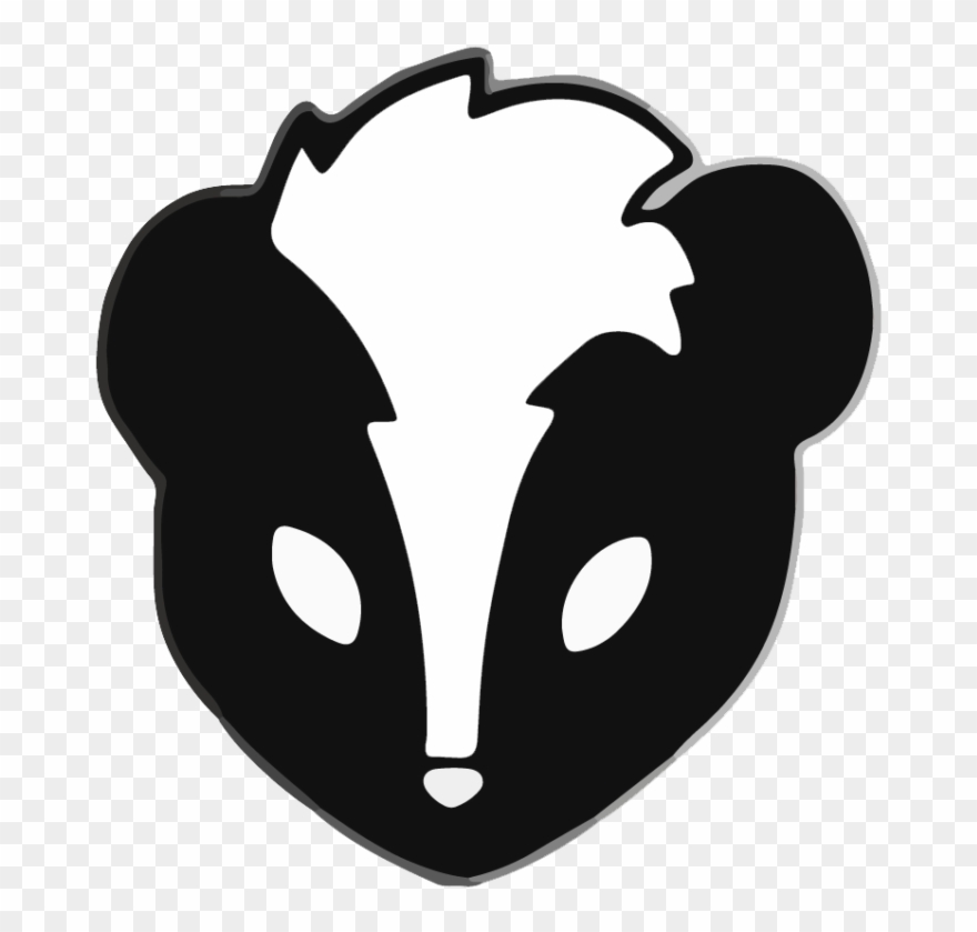 Lskunk Head White Clipart