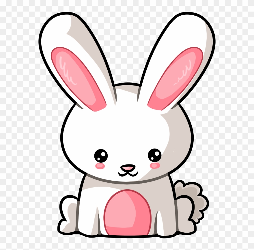 White Easter Bunny Clipart