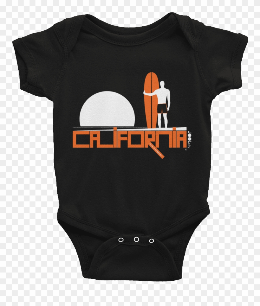 California Surf Silence Baby Onesie Clipart
