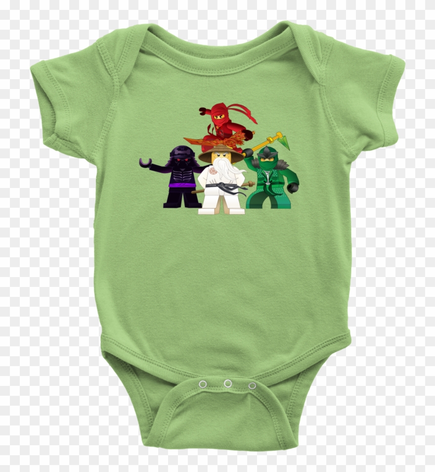 Ninjago Inspired Baby Onesie Clipart