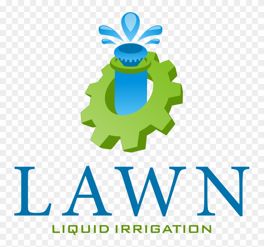Logo Design By Bluntz For Lawn Liquid Irrigation Clipart
