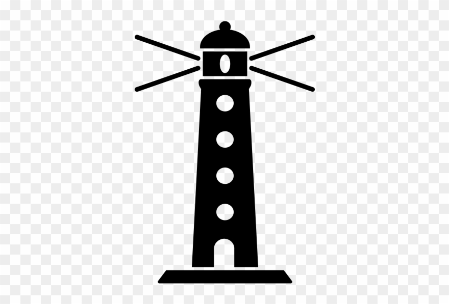 Lighthouse Rubber Stamp Clipart