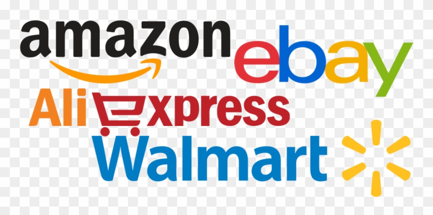 Dropshipping From Aliexpress, Amazon, Ebay And Walmart Clipart