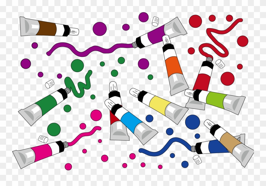 Watercolor Distemper Oil Clipart