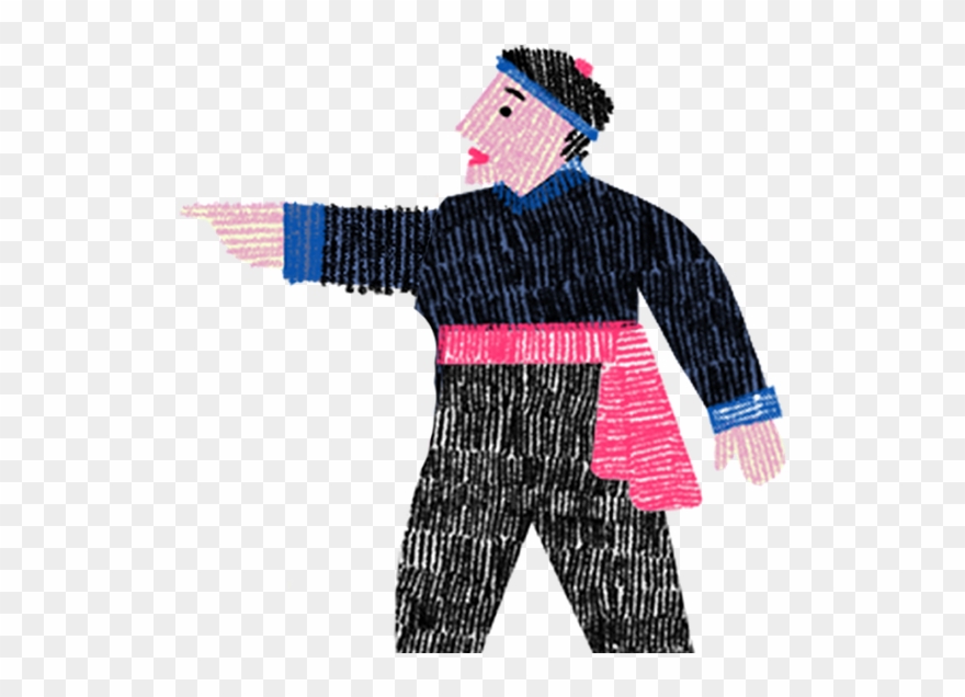 Joe Bee Xiong Pointing Clipart
