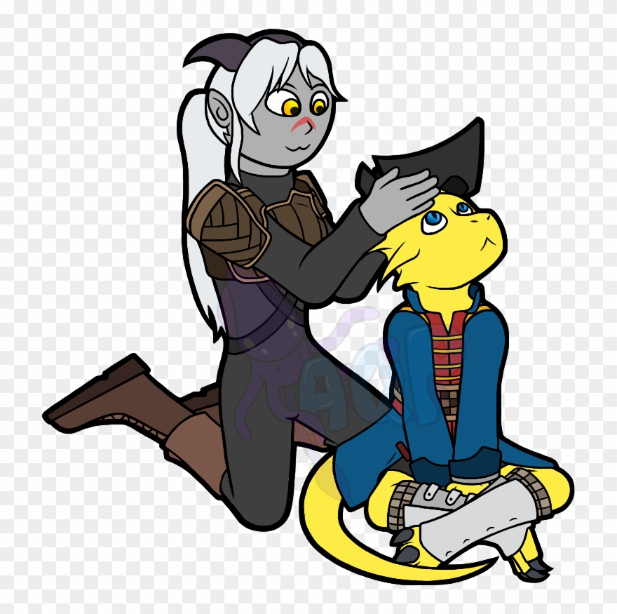 The Party's Bard Adopted A Kobold Clipart