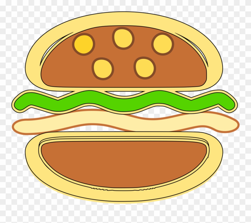 Burger Clipart Icon Picture - Png Download