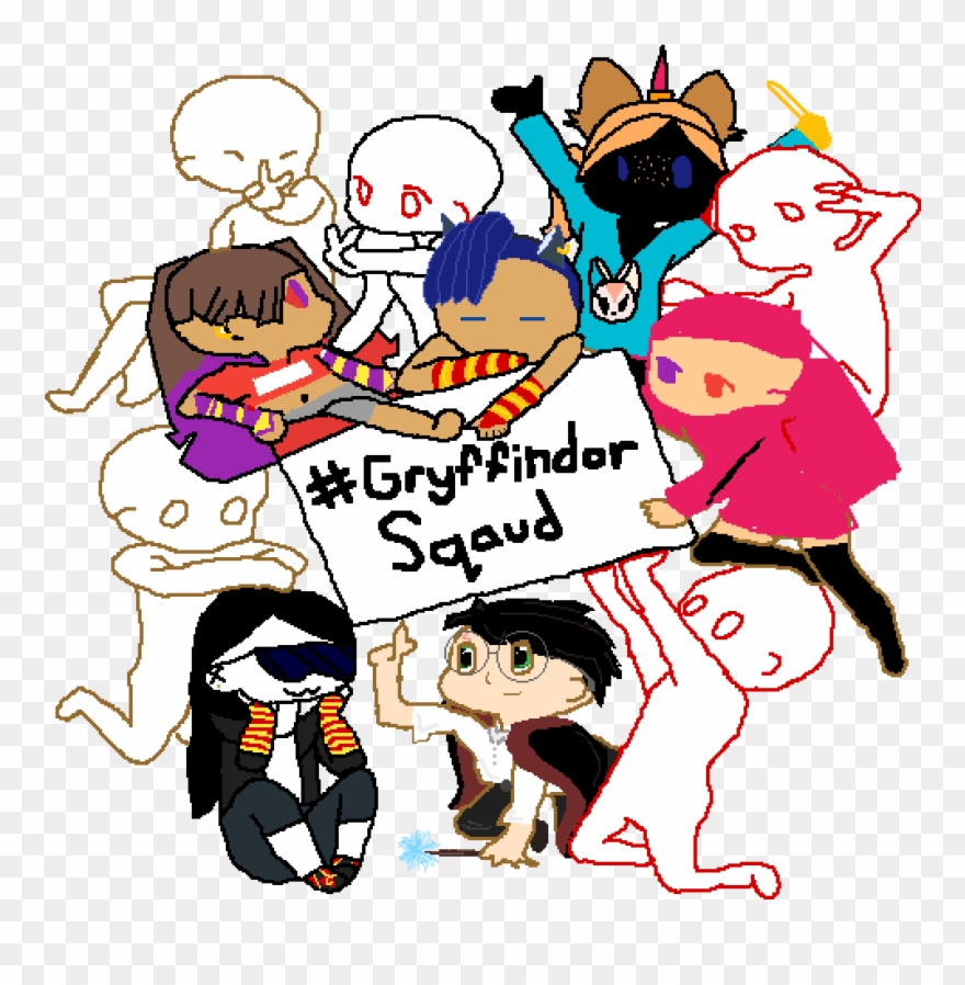 Gryffindor Squad Clipart