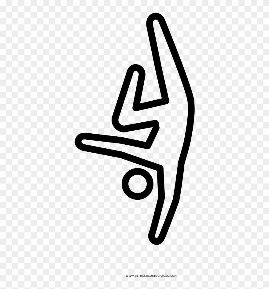 Breakdance Coloring Page Clipart