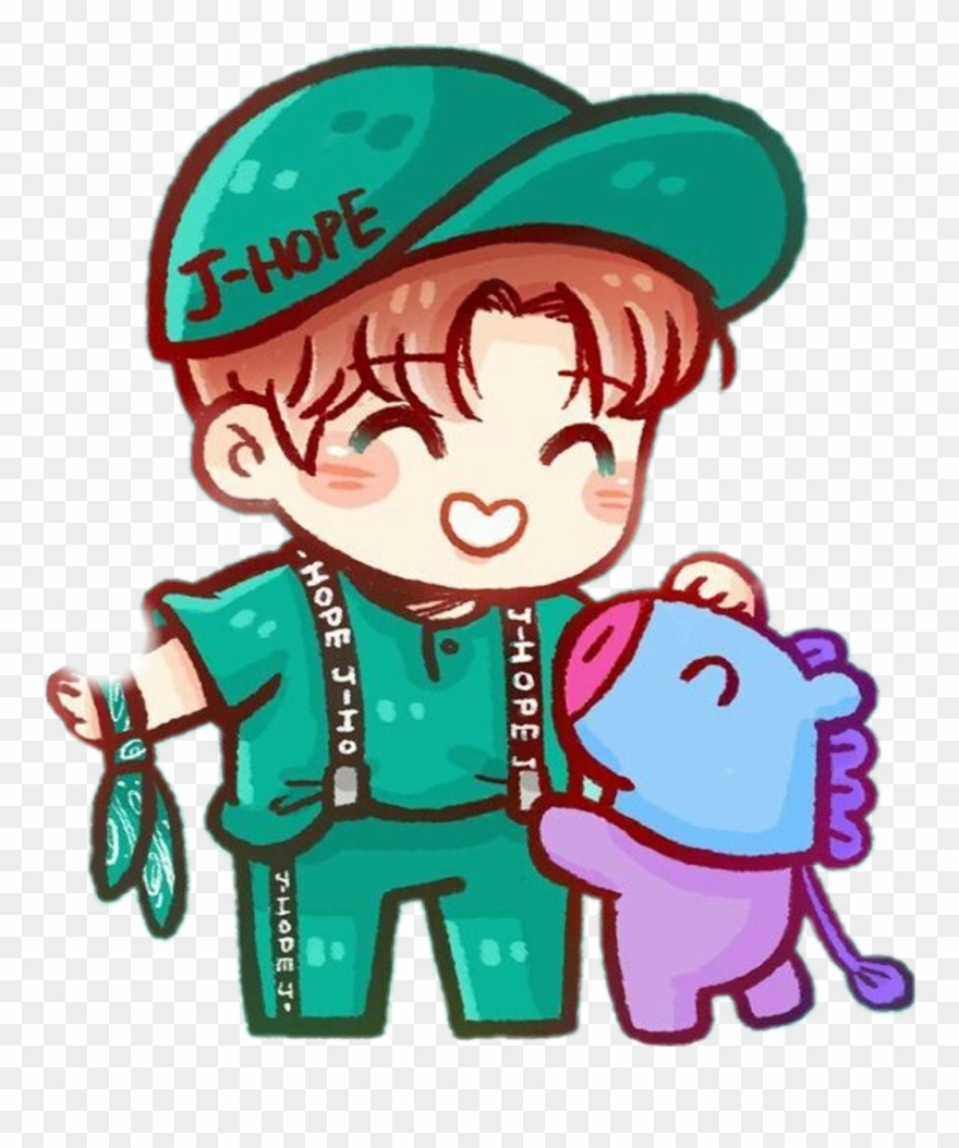 Kpop Kpopart Art Bts Btsart Chibi Jhope Jhope Chibi Clipart