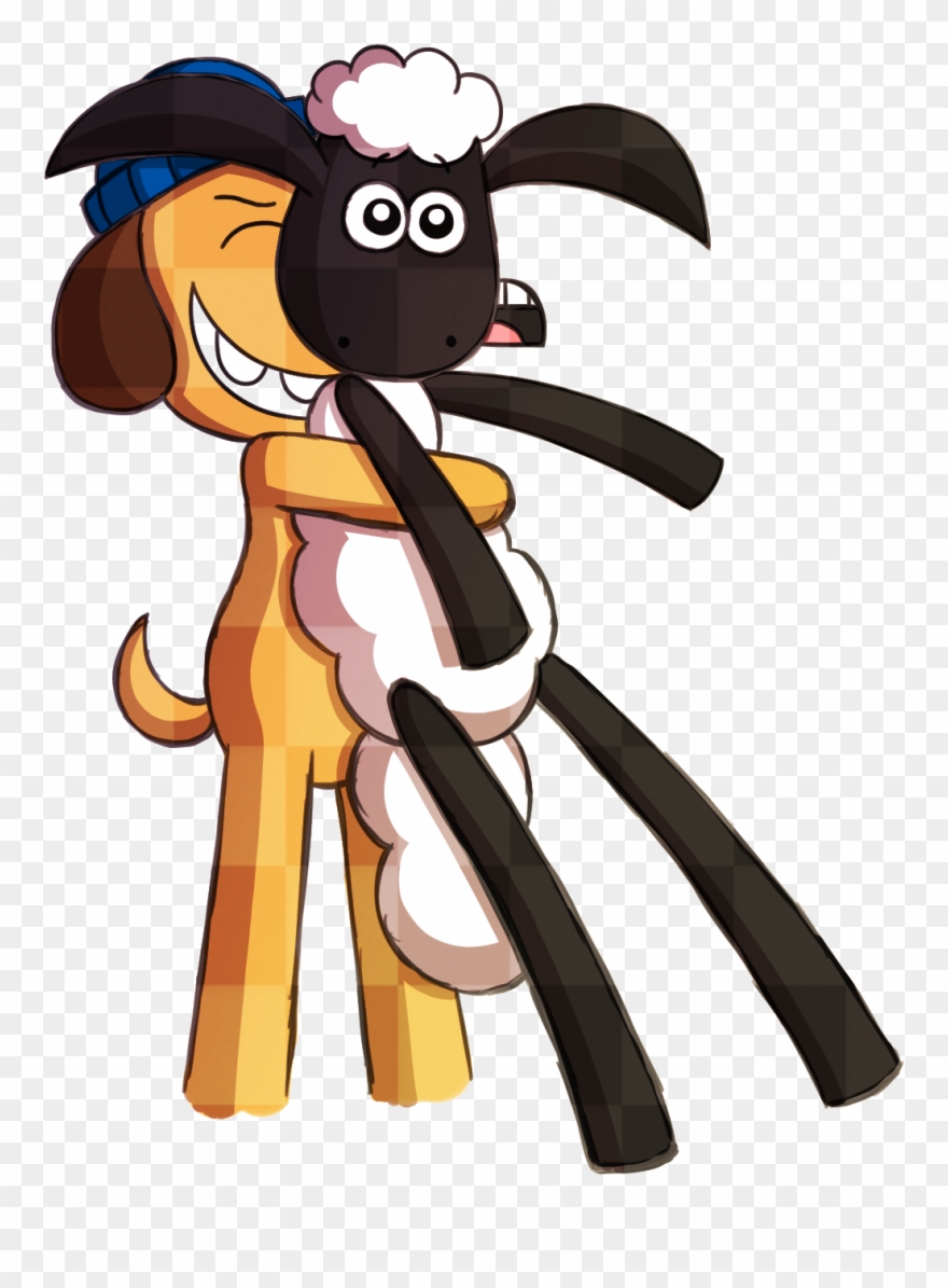 “ I Drew Shaun Giving Bitzer A Surprise Hug So Now Clipart