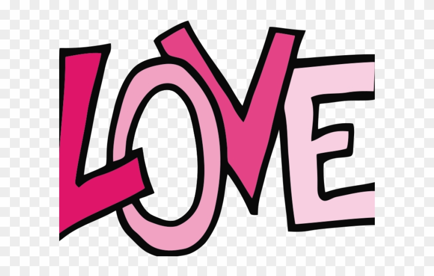 Love Text Clipart Animated - Png Download