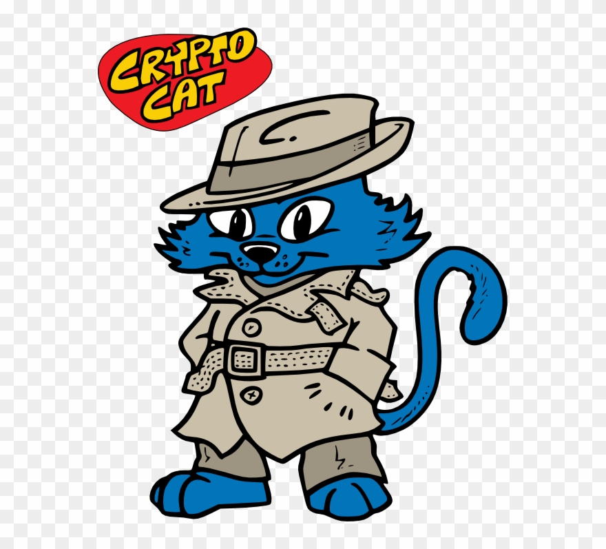 A Coloured Picture Of Crypto Cat Clipart