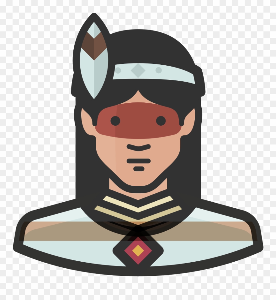 Native Woman Icon Clipart