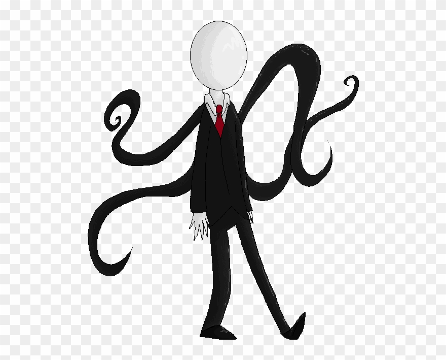 Slender Man Clipart Stender - Png Download