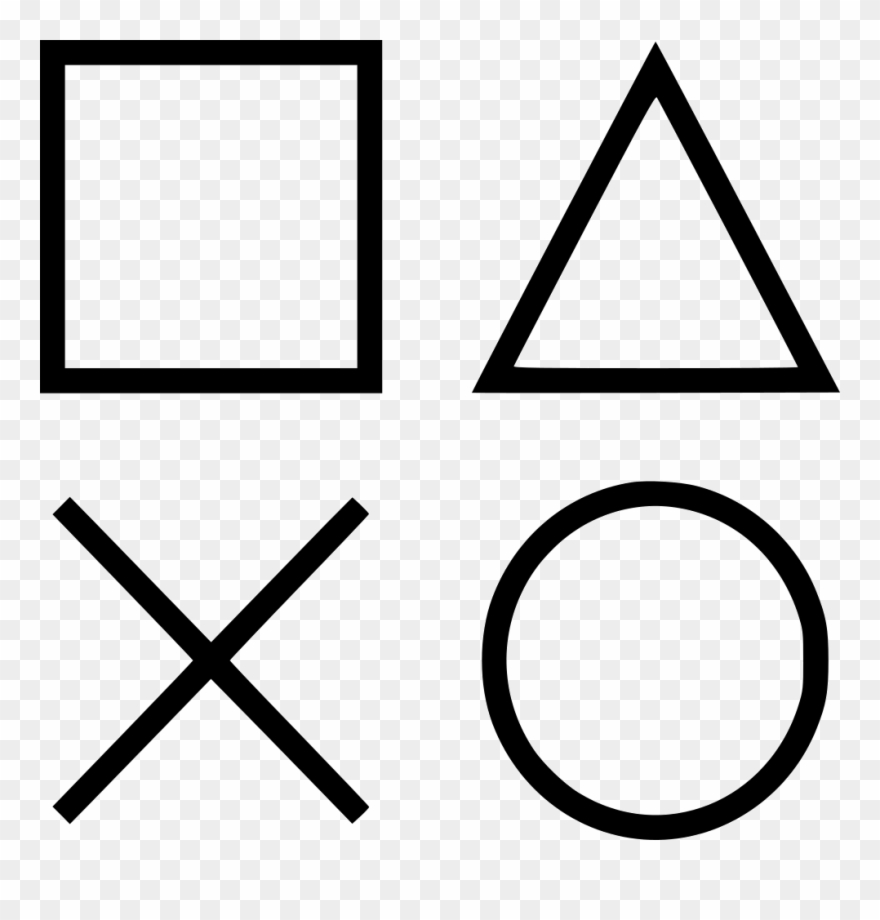 на столе лежат в ряд четыре фигуры треугольник круг