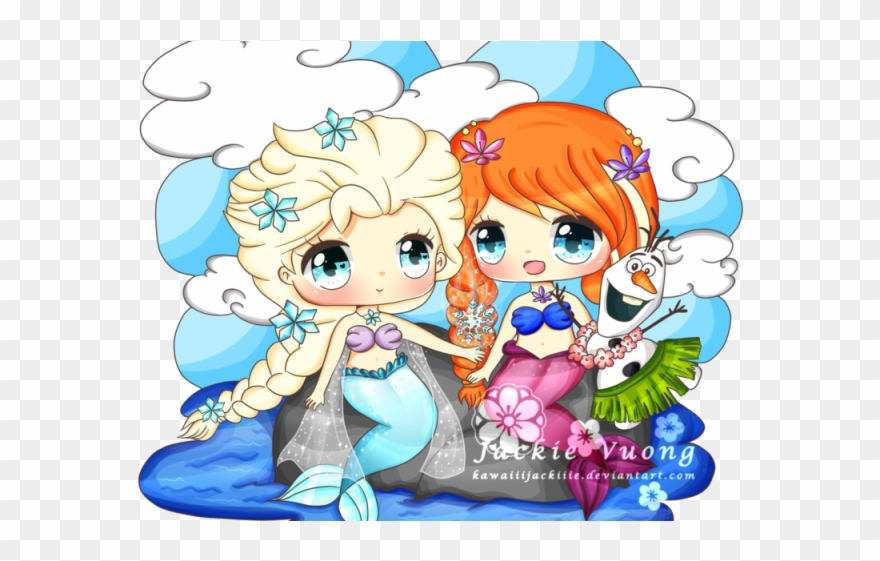 Frozen Clipart Chibi - Png Download