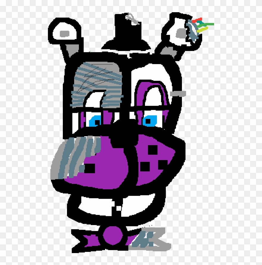 Fanmade Withered Funtime Freddy Clipart