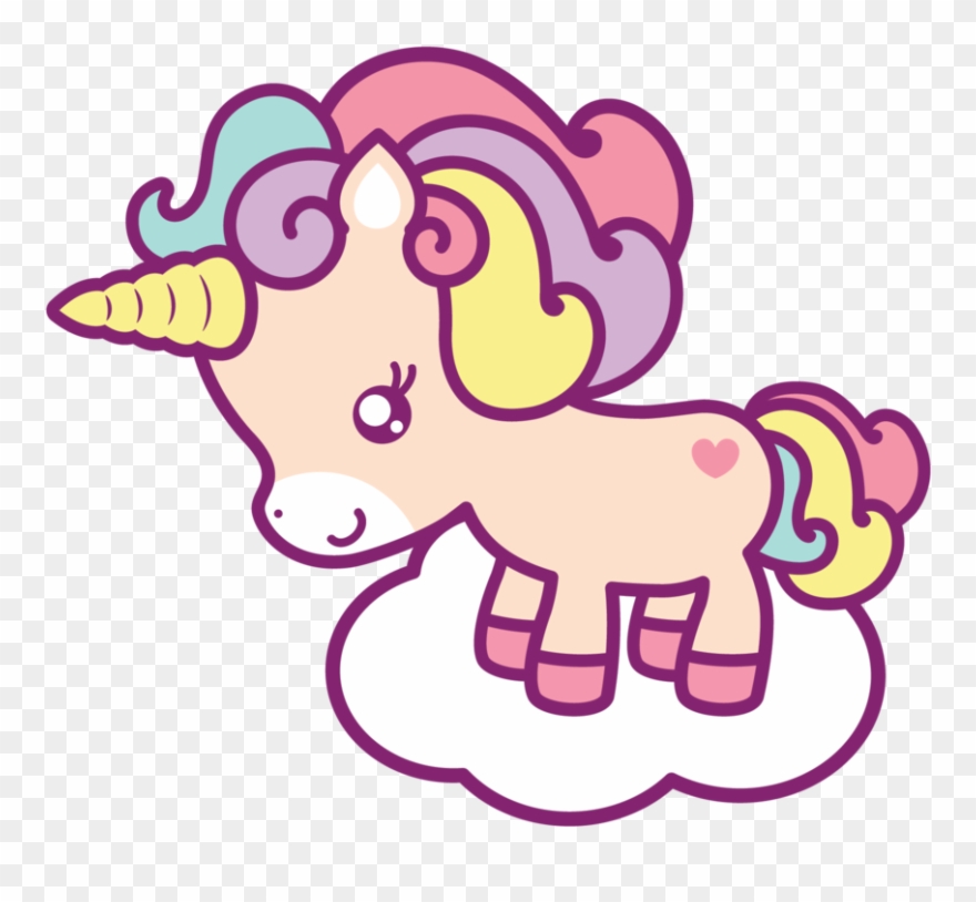 Unicorn Cloud Clipart