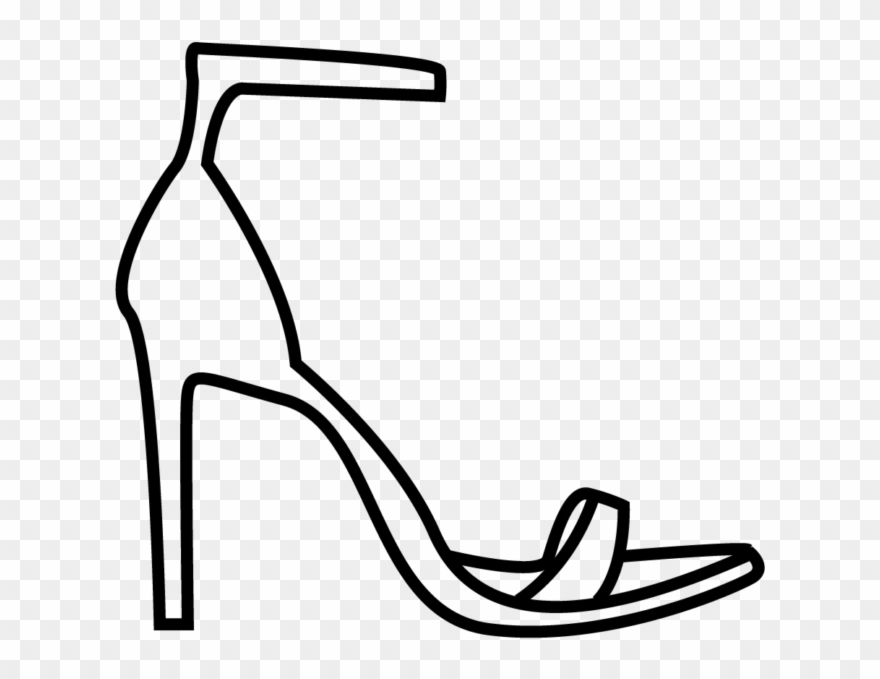 Heeled Sandal Clipart