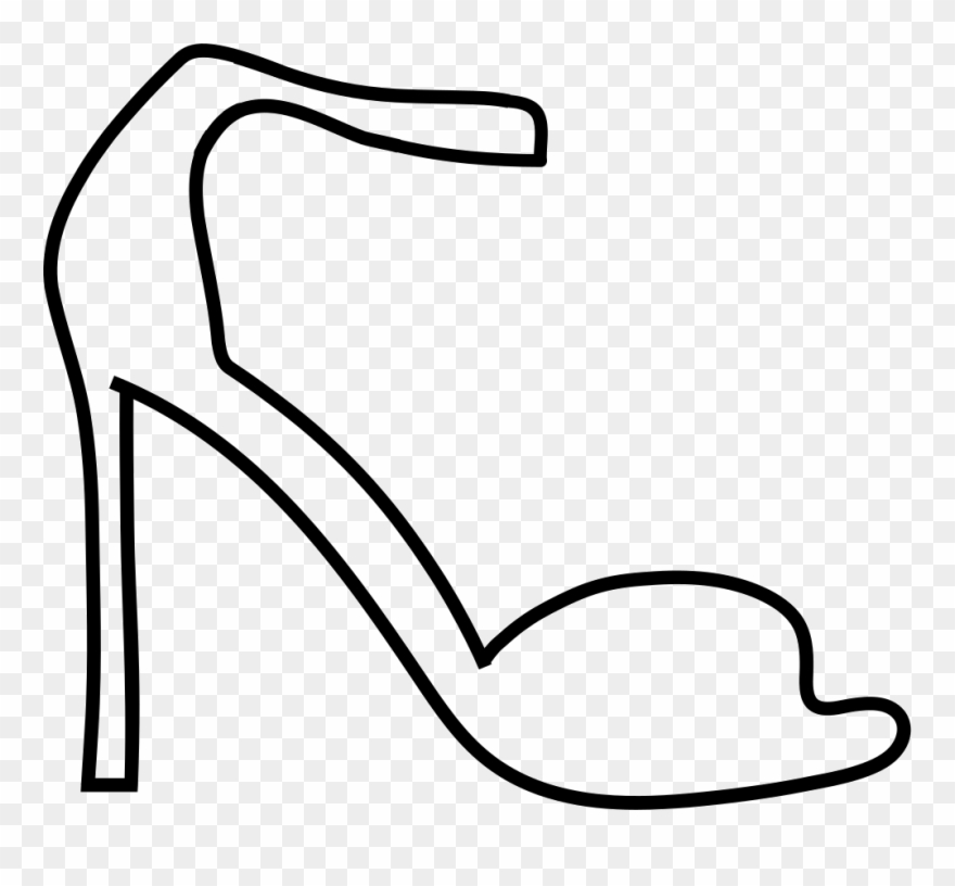 Summer High Heel Sandals Comments Clipart