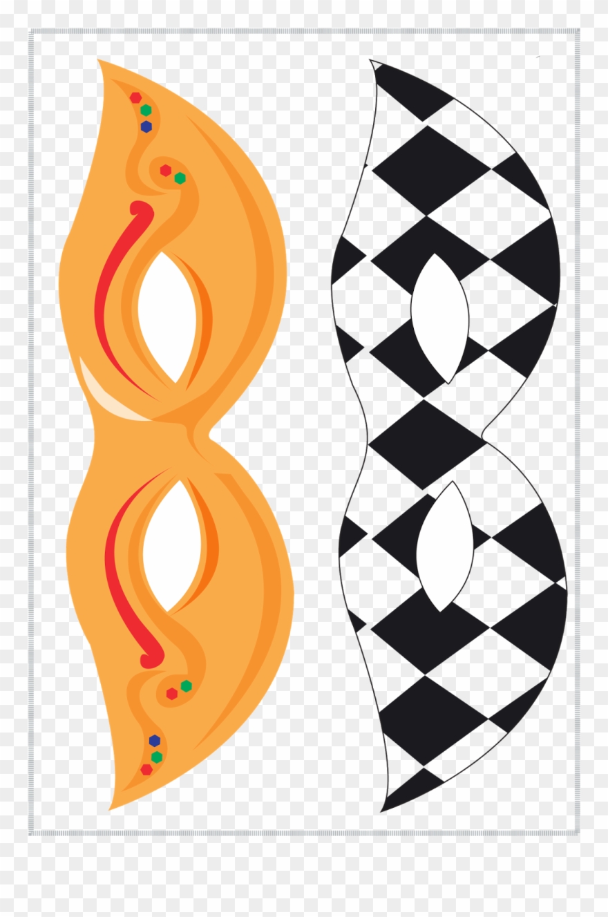 Printable Mask Template Clipart