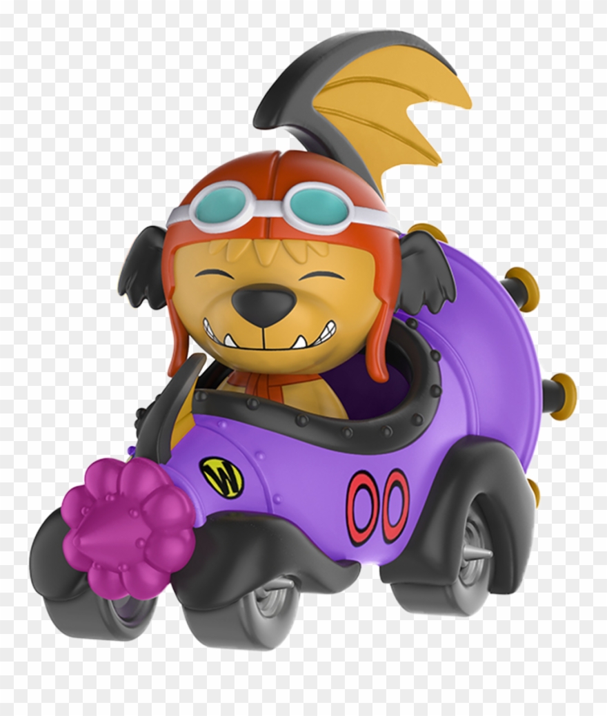 Muttley With Mean Machine Clipart