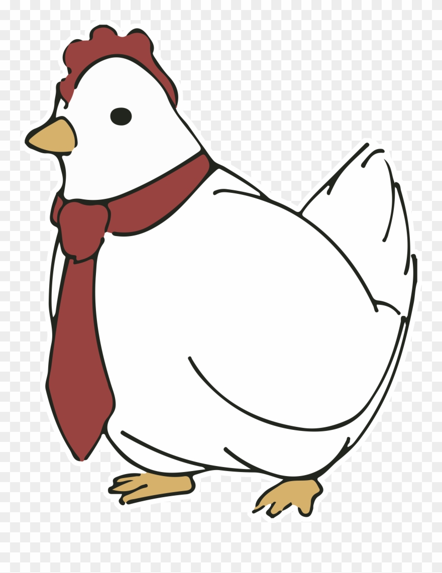 Image Of Dapper Chicken Clipart