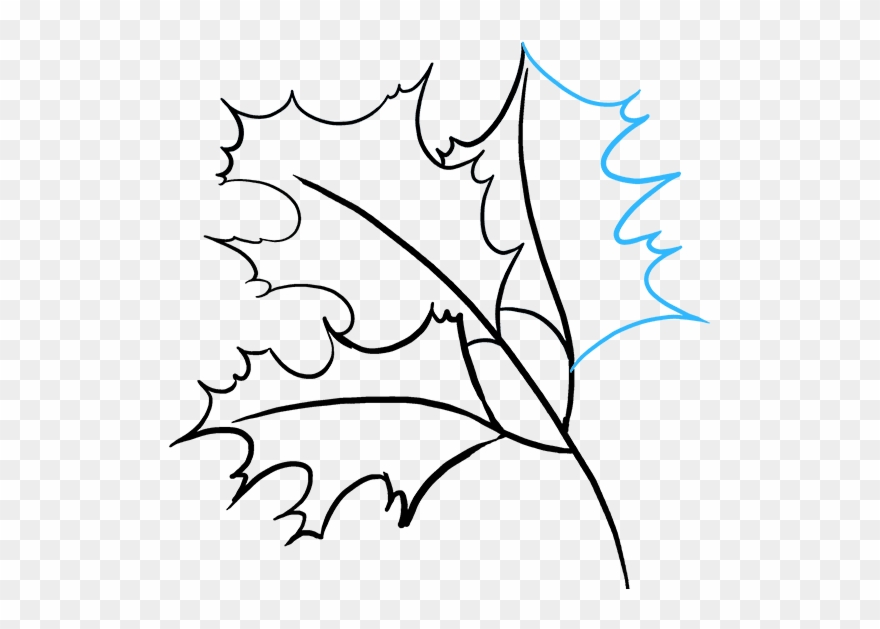 How To Draw Fall Oak Clipart