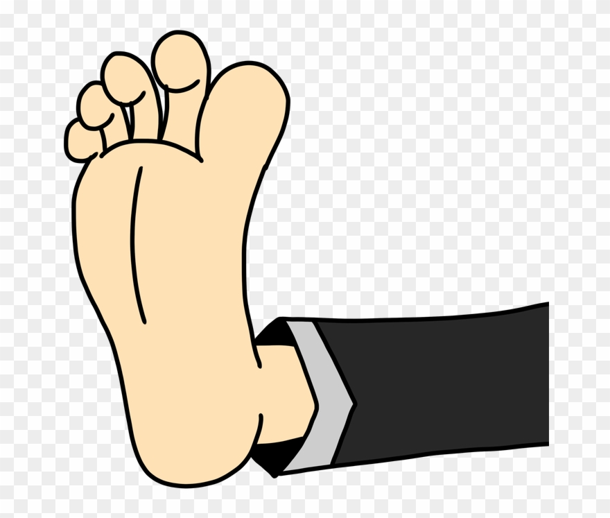 Bare Clipart Foot Up - Png Download