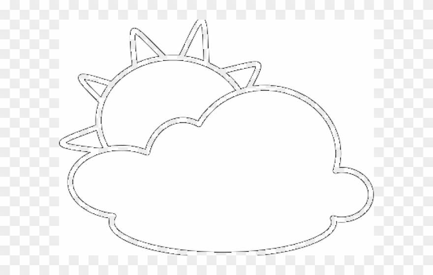 Sunny Clipart Partly Cloudy - Png Download