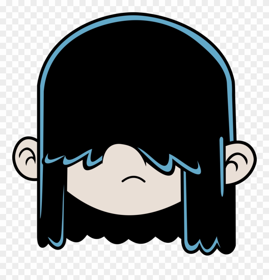 Lucy Fernan Loud Head Vector Clipart