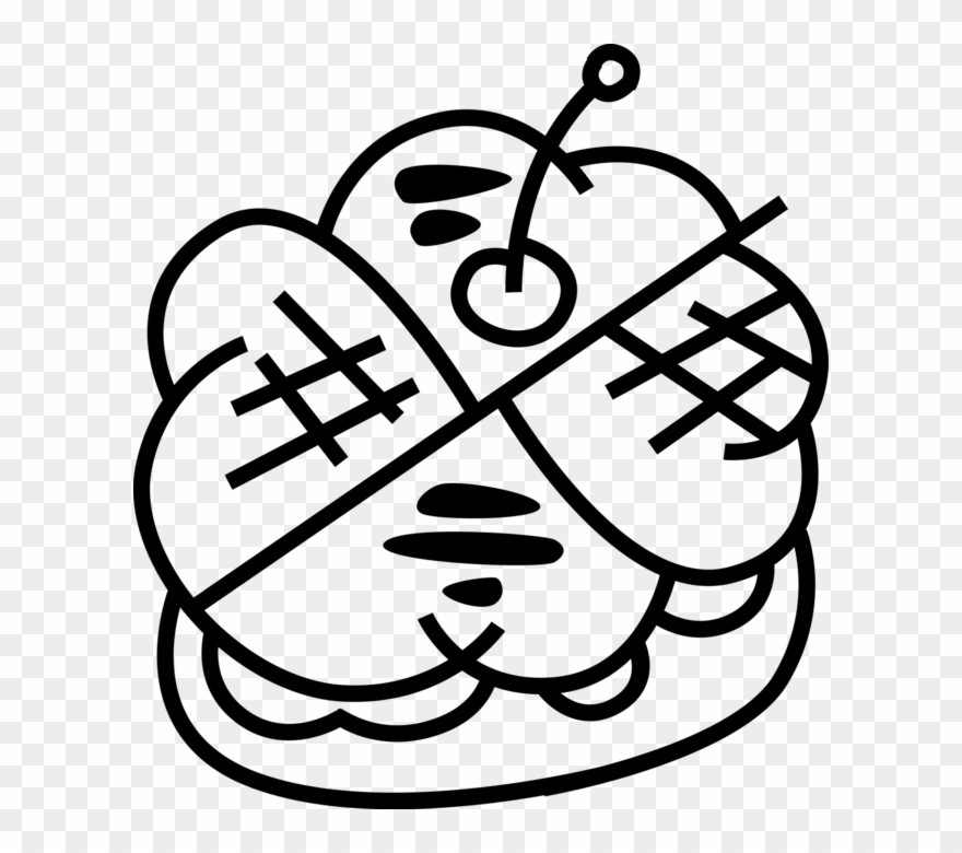 Vector Illustration Of Deli Sandwich With Cold Cuts Clipart