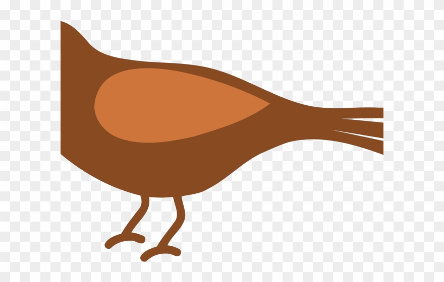 Simple Clipart Bird - Png Download