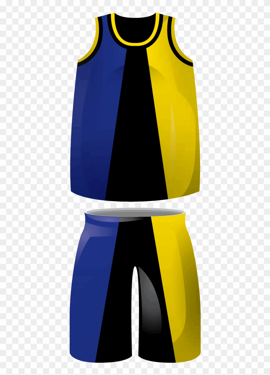 Basketball Team Kits From Team Colours Clip Art Black - Png Download