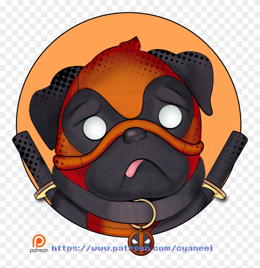 Pug Pool - Commission Clipart