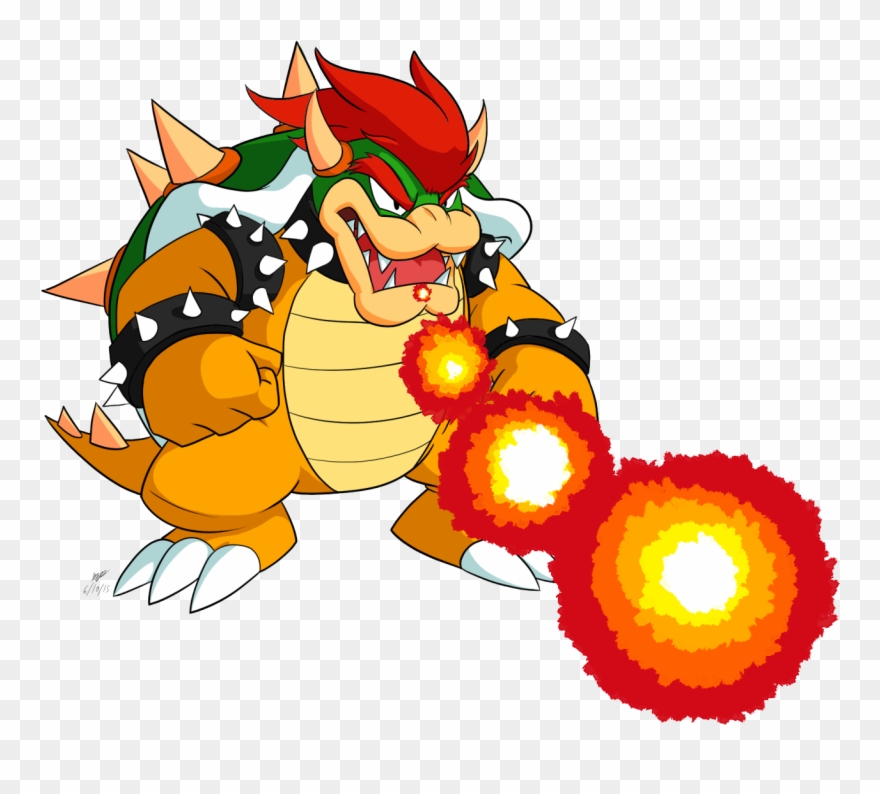Worked On Bowser For The Super Smash Bros Art Collab Clipart