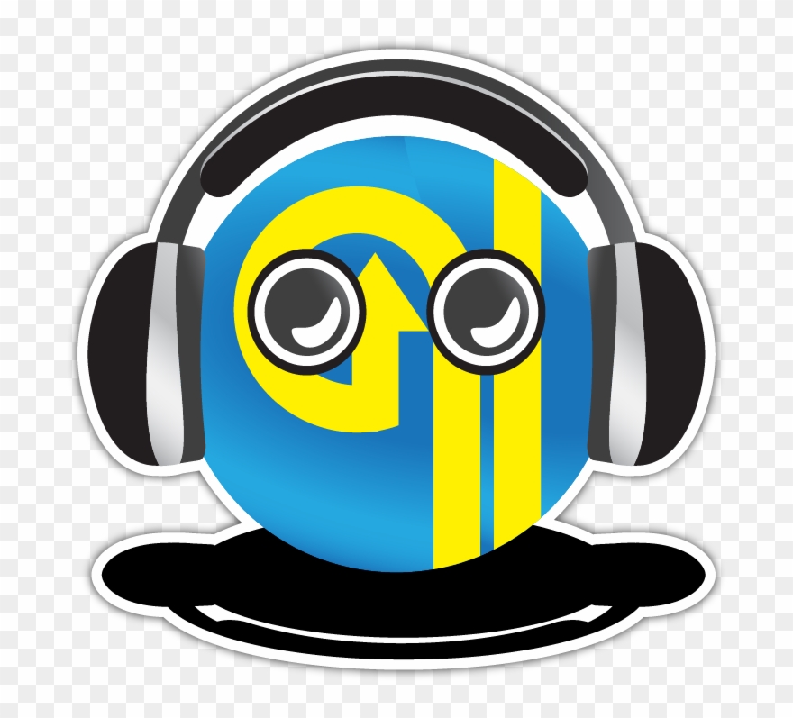 3″ Full Color Praise And Worship Head Sticker Clipart