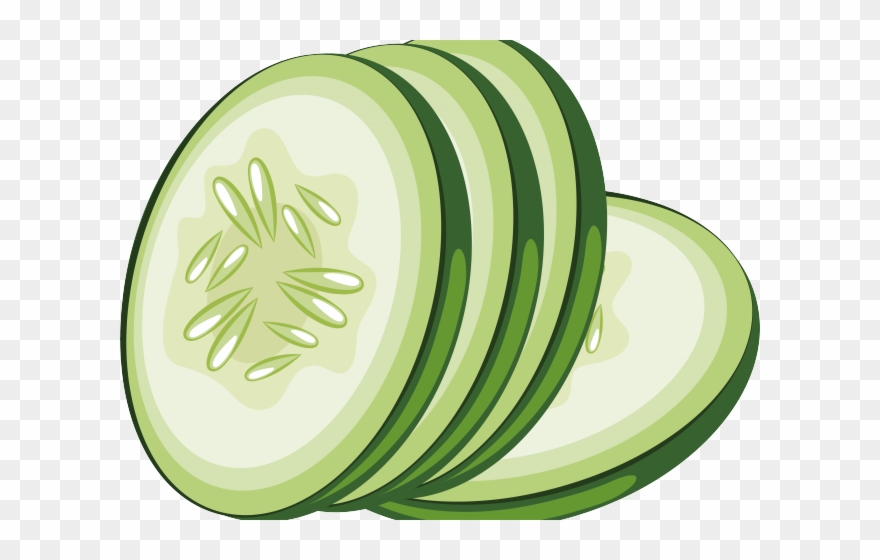 Lime Clipart Cucumber Slice - Png Download